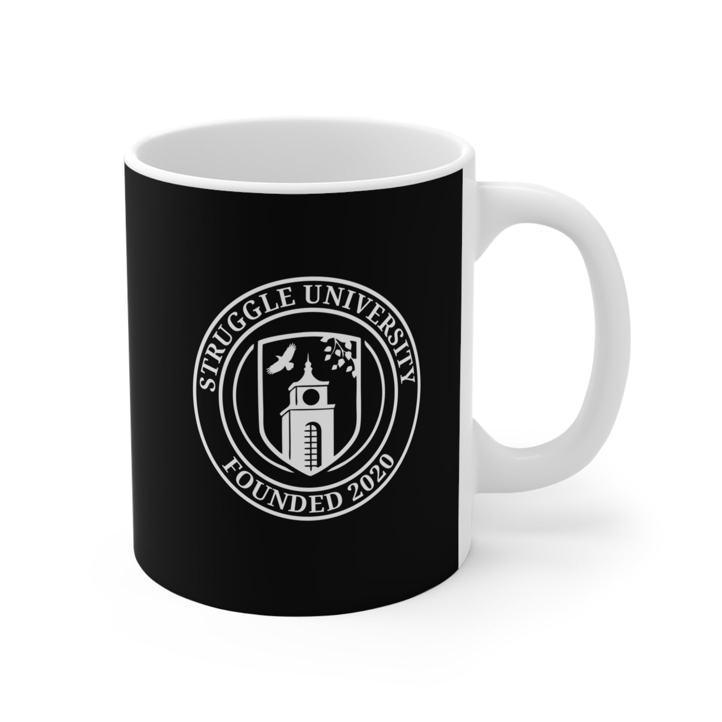 Struggle University Mug - Motivational Coffee Cup, Gift for Students, Graduation, Humor