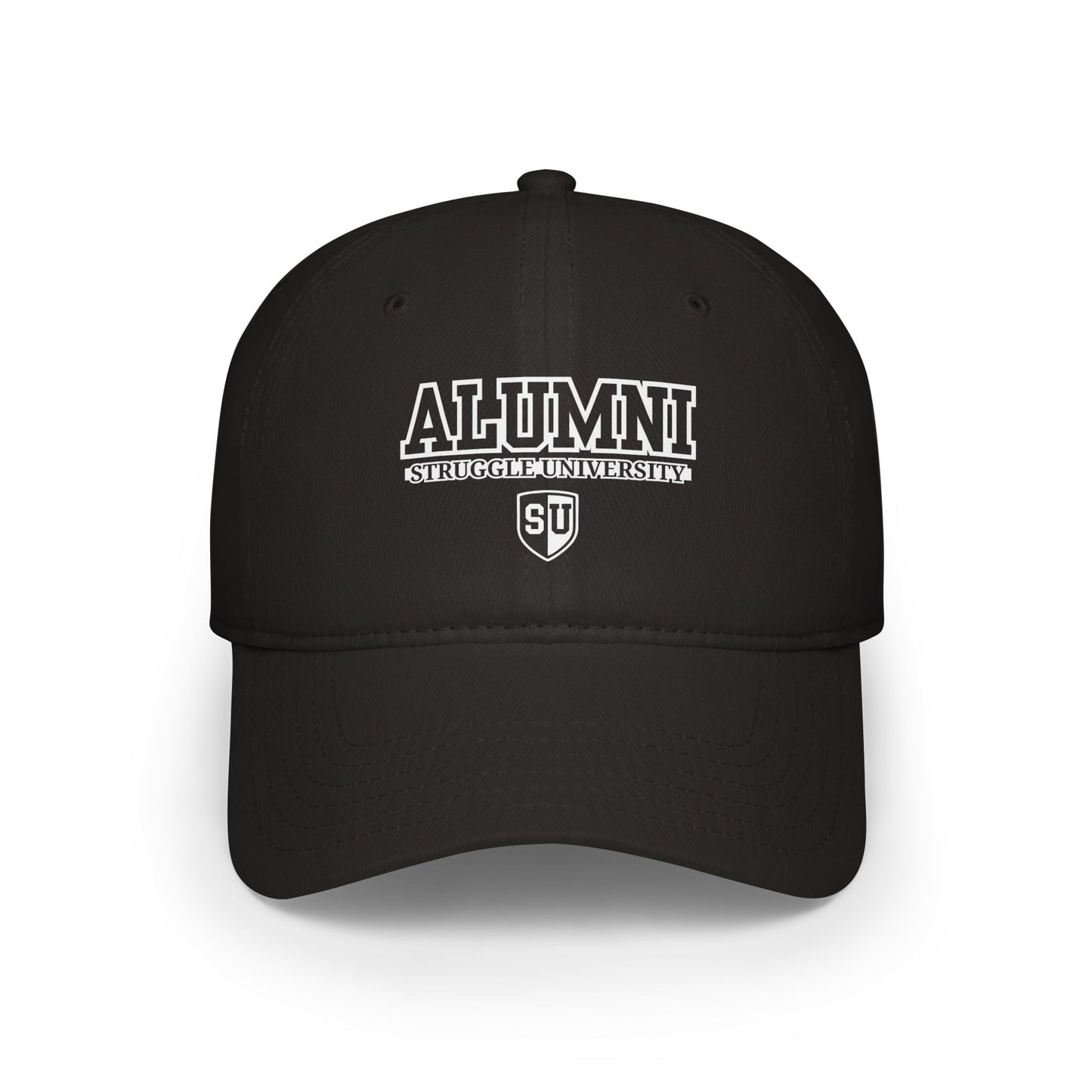 Stylish Alumni Baseball Cap - Perfect for Graduates, College Events, Casual Outings, Gift for Him/Her, Black Cap with Alumni Text