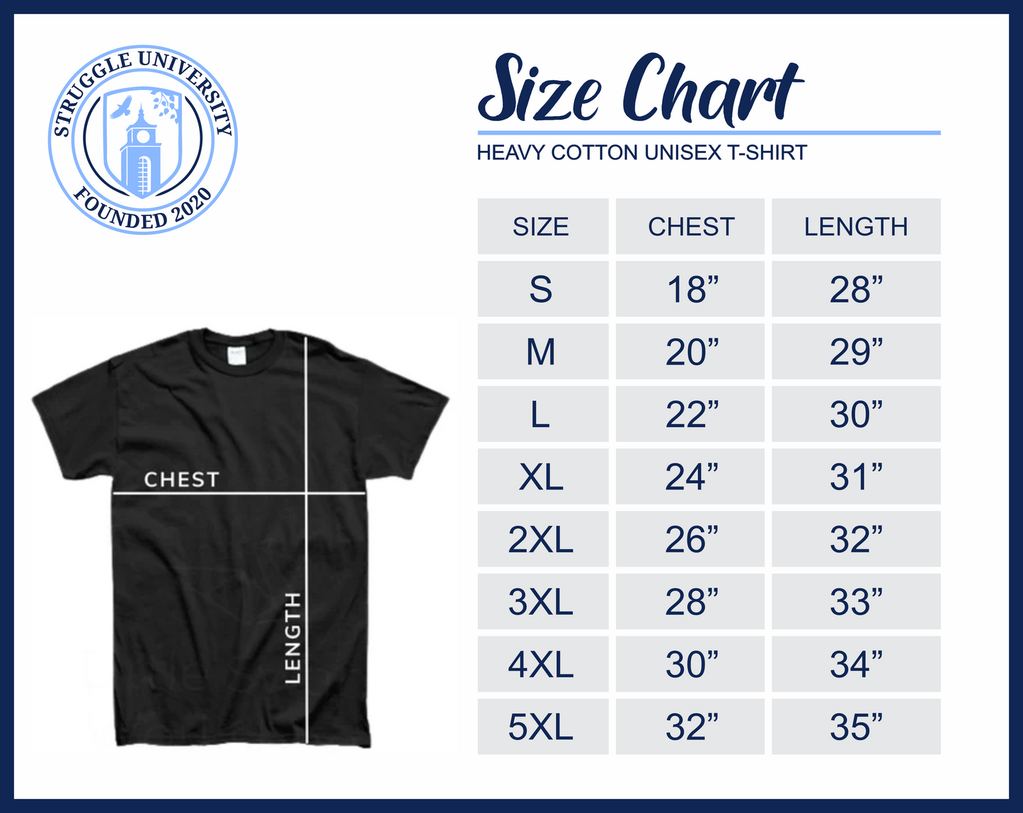 Struggle University Honors Student Tee