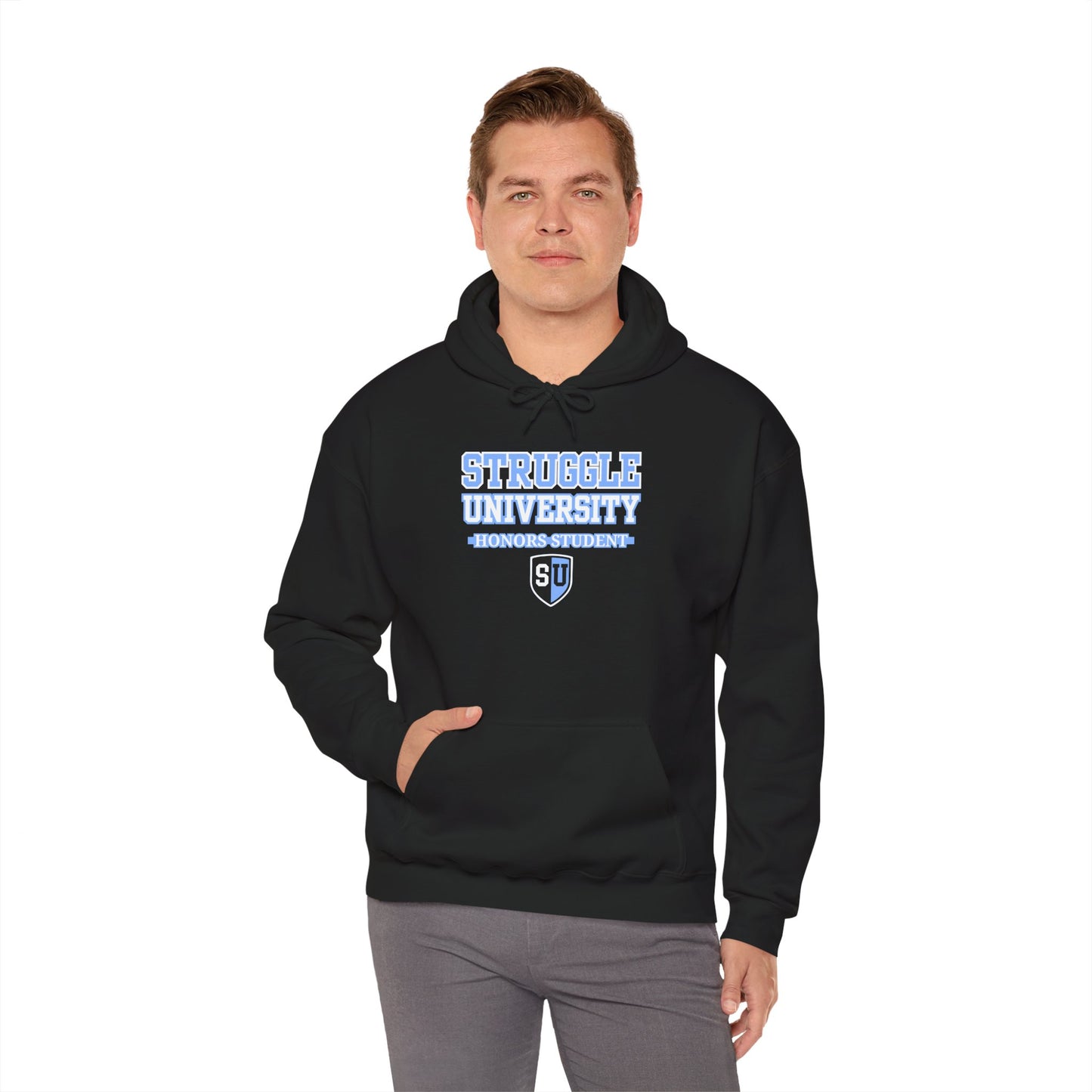 Struggle University™ Honors Student Heavy Blend Hoodie