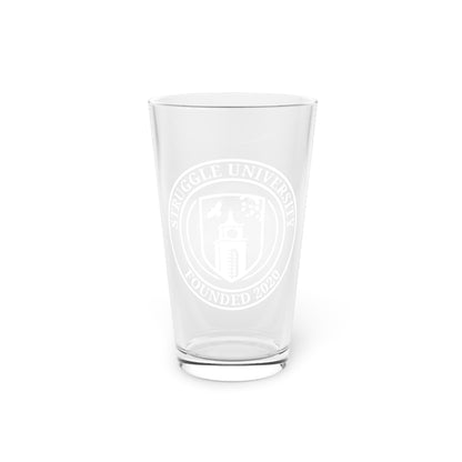 Personalized Pint Glass, Custom College Drinkware, Perfect for Gifts, Graduation, Housewarming, or Celebrations
