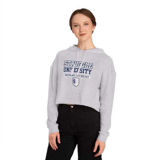 Cropped Hoodie with 'Struggle University' Design | Trendy Women's Sweatshirt for Casual Wear, Gift Idea for College Students, Cozy [...]