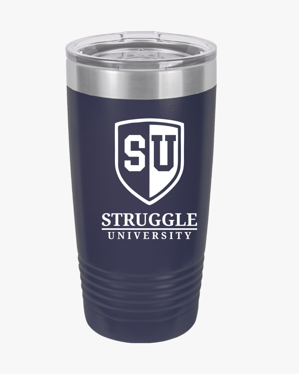 Struggle University Insulated Tumbler, 20oz - Motivational Drinkware for Students, College Gift, Travel Mug, Coffee Cup, Graduation Present