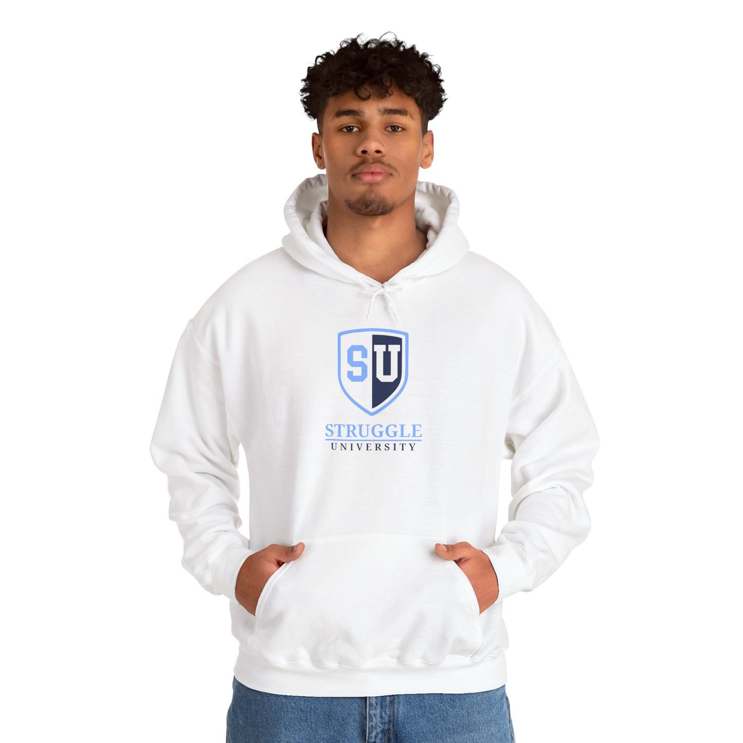Struggle University™ Shield Heavy Blend Hoodie