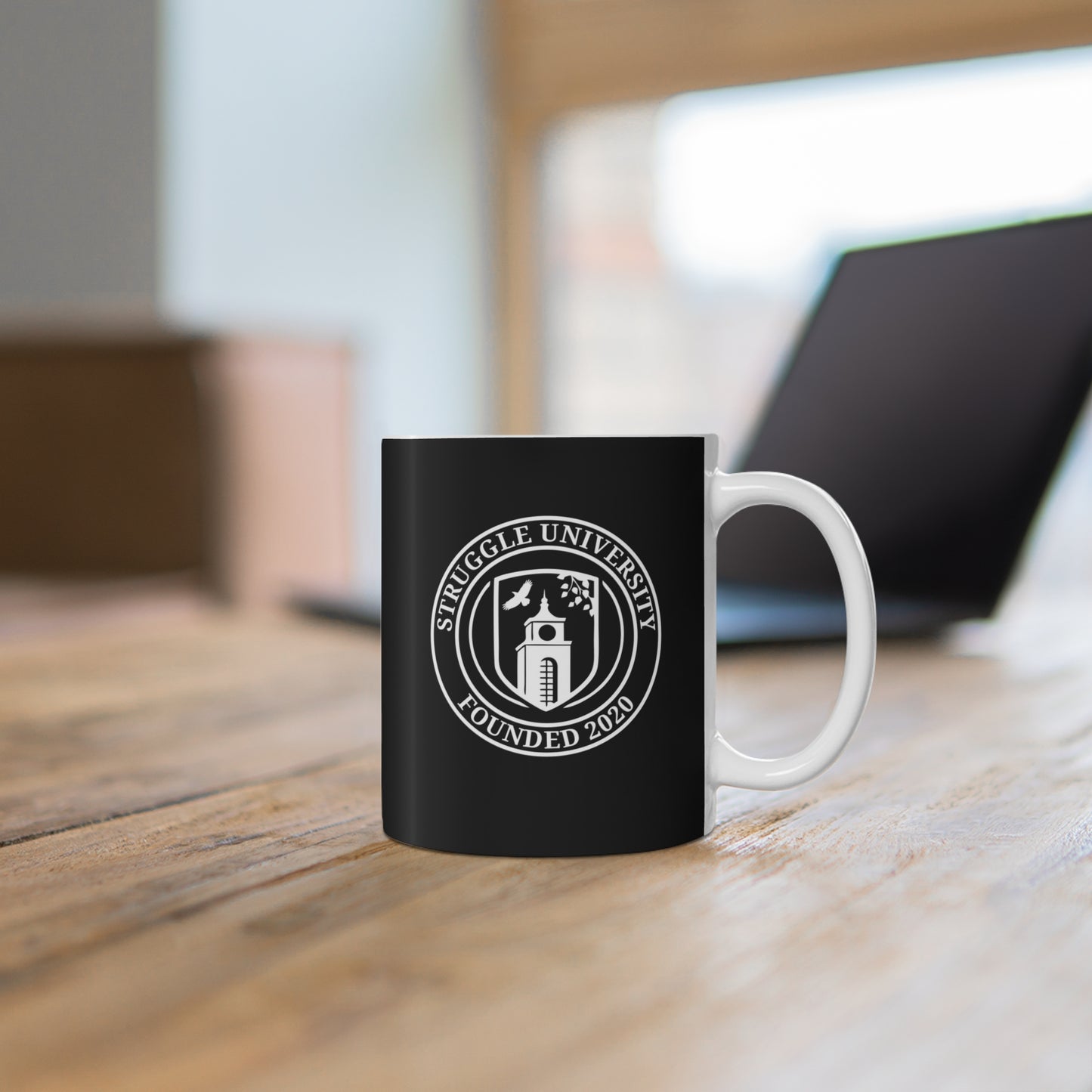 Struggle University Mug - Motivational Coffee Cup, Gift for Students, Graduation, Humor