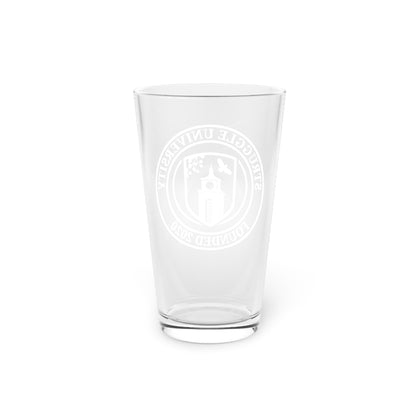 Personalized Pint Glass, Custom College Drinkware, Perfect for Gifts, Graduation, Housewarming, or Celebrations