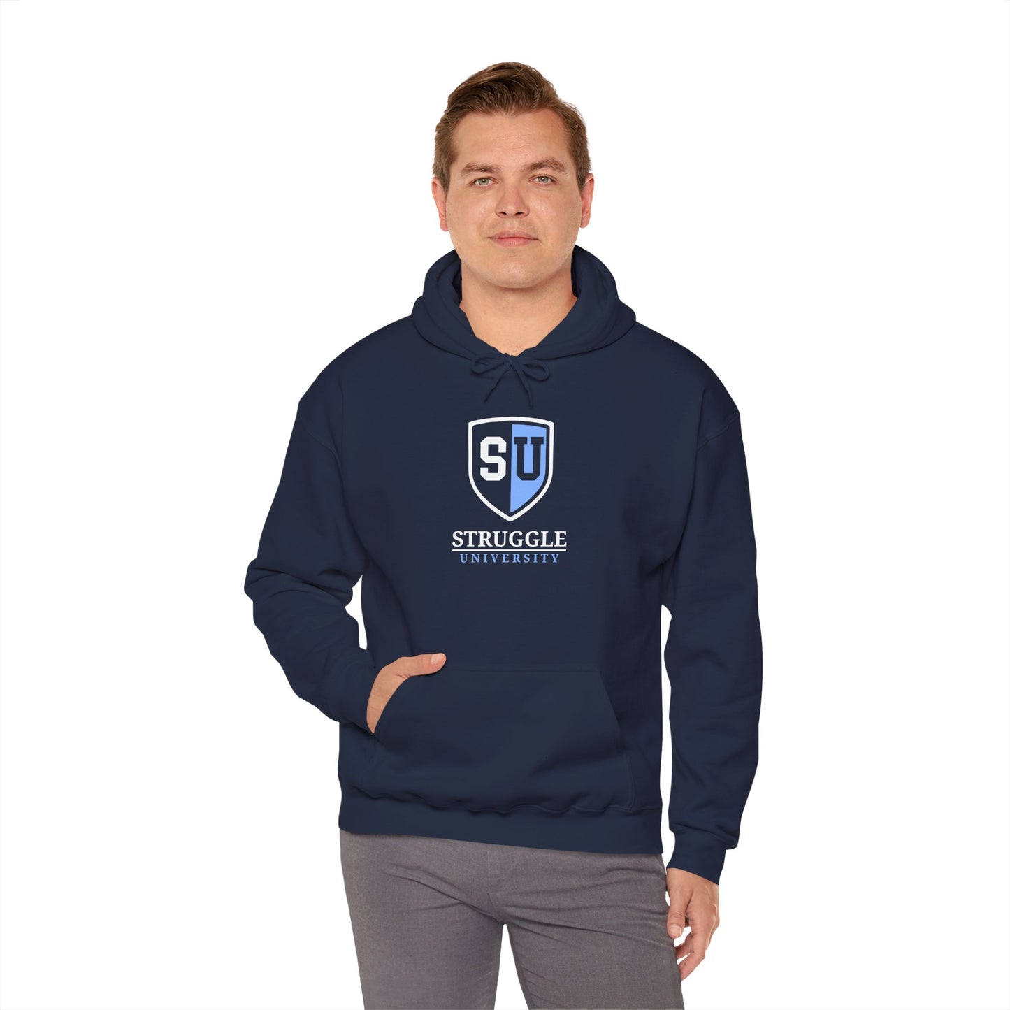 Struggle University™ Shield Heavy Blend Hoodie