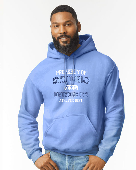 Property of Struggle Oversized Hoodie - Unisex Heavy Blend Sweatshirt, Cozy Sweatshirt, Gift for Fitness Lovers, Inspirational Sweatshirt