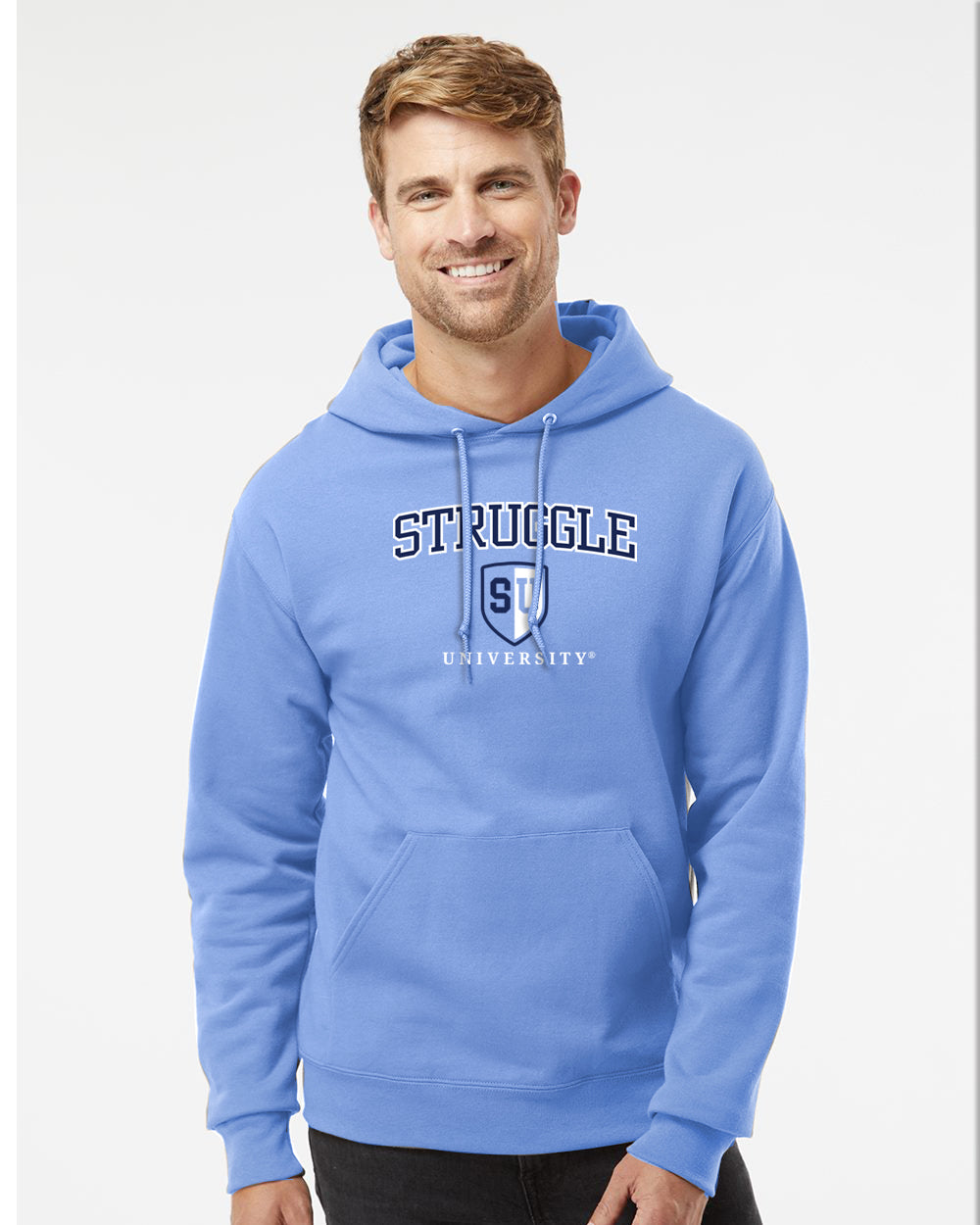 Struggle University Hoodie, Cozy Sweatshirt, College Apparel, Graduation Gift, Inspirational Clothing