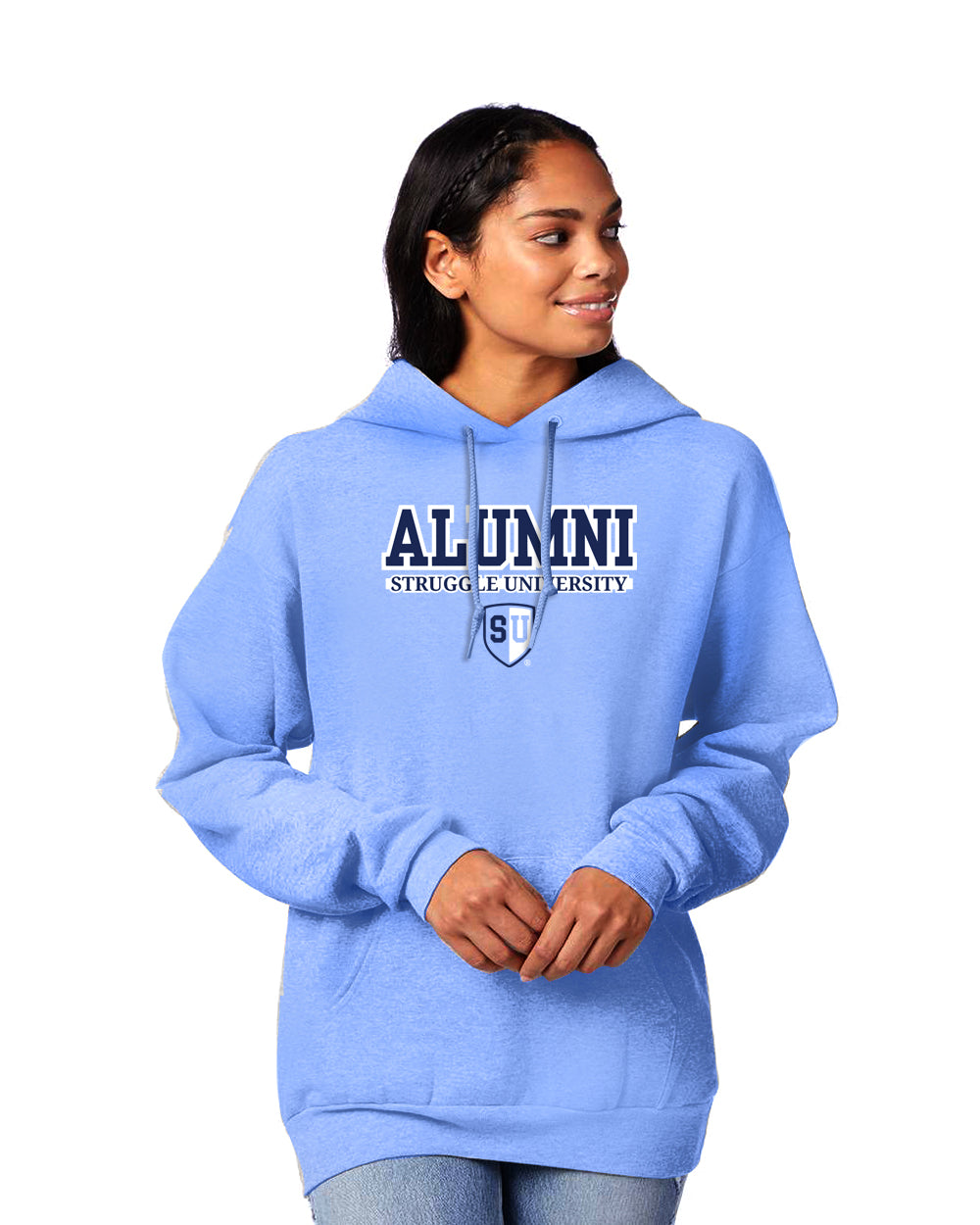 Stylish Alumni Hooded Sweatshirt, Cozy University Apparel, Perfect Graduation Gift, Comfortable College Wear, Ideal for School Spirit Events