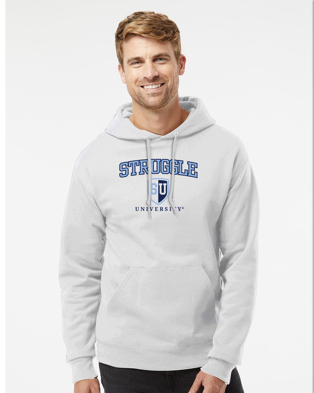 Struggle University Hoodie, Cozy Sweatshirt, College Apparel, Graduation Gift, Inspirational Clothing