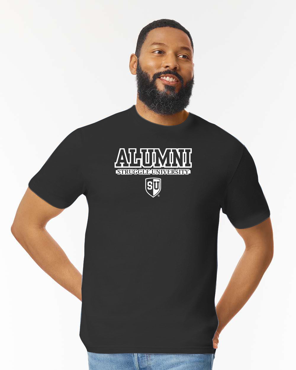 Alumni Unisex Heavy Cotton Tee, Graduation Gift, College Apparel, School Spirit Shirt, Casual Wear, Personalized Gift