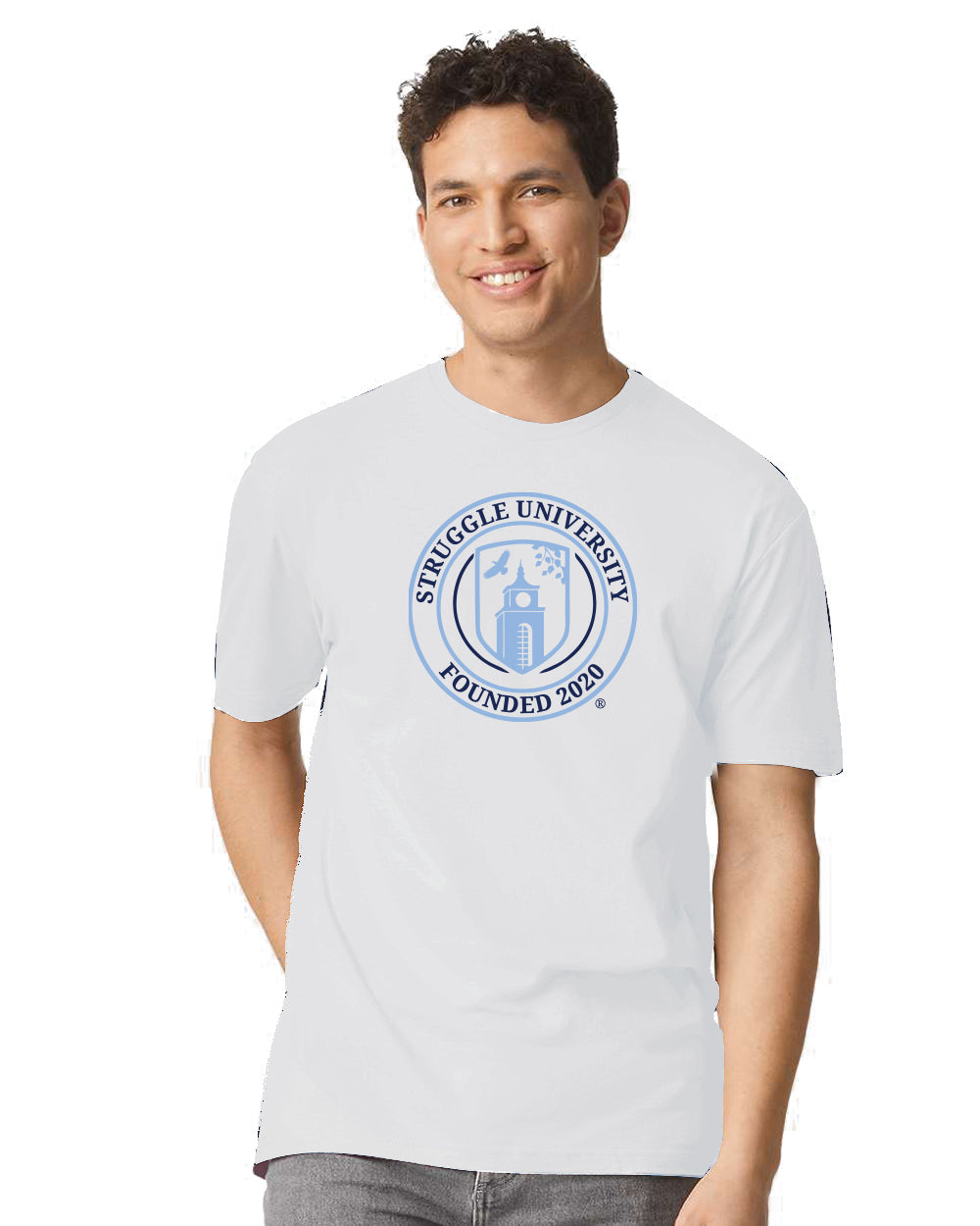 Unisex Heavy Cotton Tee, Vintage College Style Shirt, Campus Apparel, Graduation Gift, Casual Wear, Unisex T-Shirt