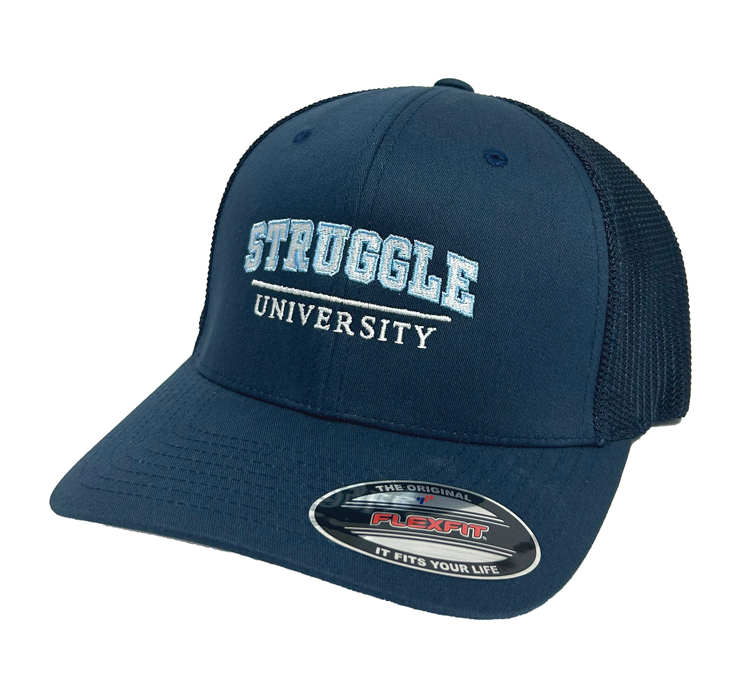 Struggle University Bold Flexfit Trucker Cap