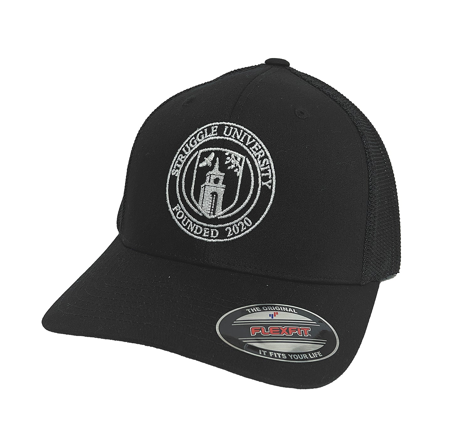 Struggle University Crest Flexfit Trucker Cap